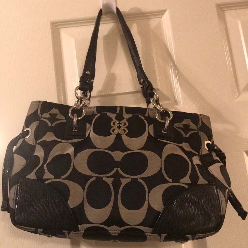 Black coach bag